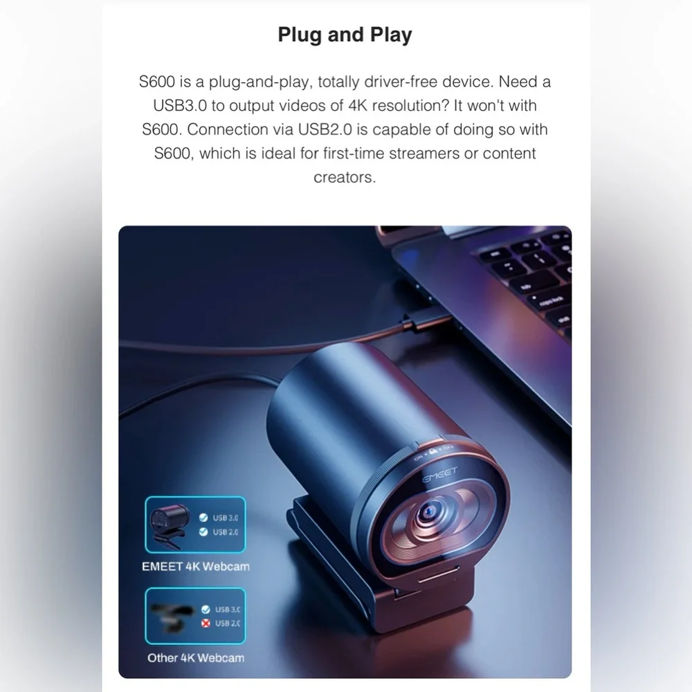 EMEET SmartCam S600